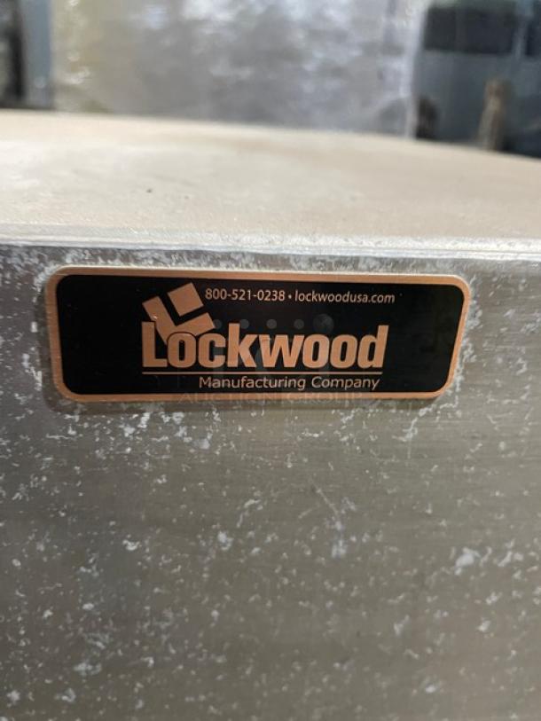 Lockwood Commercial Aluminum Half-Height Reach-In Retarder Cabinet, model CA27-RR12, with pan slides and visible brand label.