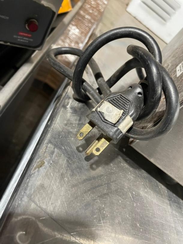 Star Commercial Stainless Steel Electric Waffle Cone Baker SWCBE, in good condition, with 240V power cord visible.