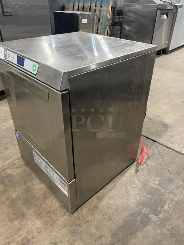Hobart LXEH stainless steel undercounter dishwasher, new body style, Energy Star certified, 120/208-240V, 1 phase, model LXEH.