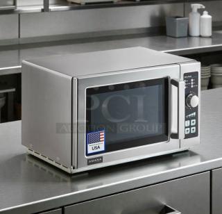 Prime condition Amana RCS10DSE commercial microwave oven, 120V, fully tested and working, USA made.