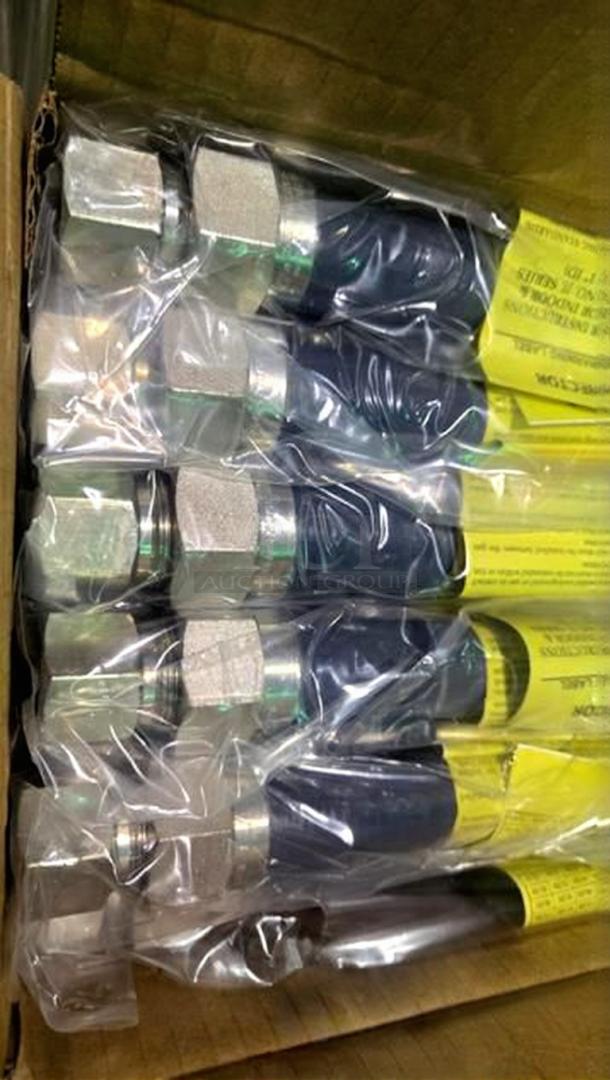 (x10) New North American Kitchen Solutions NK-S-36 gas connectors in packaging; model labeled, pristine condition.