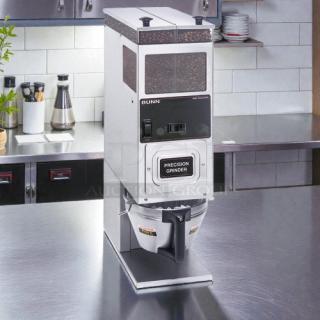 Bunn G9-2T HD Portion Control Coffee Grinder, prime condition, tested working, features precision grinder, USA-made.