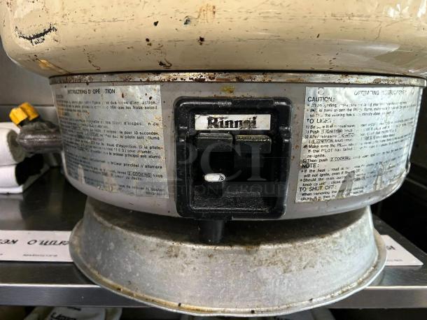 Rinnai RER-55AS-N commercial gas rice cooker, superb condition, operating instructions visible, fully tested and working.