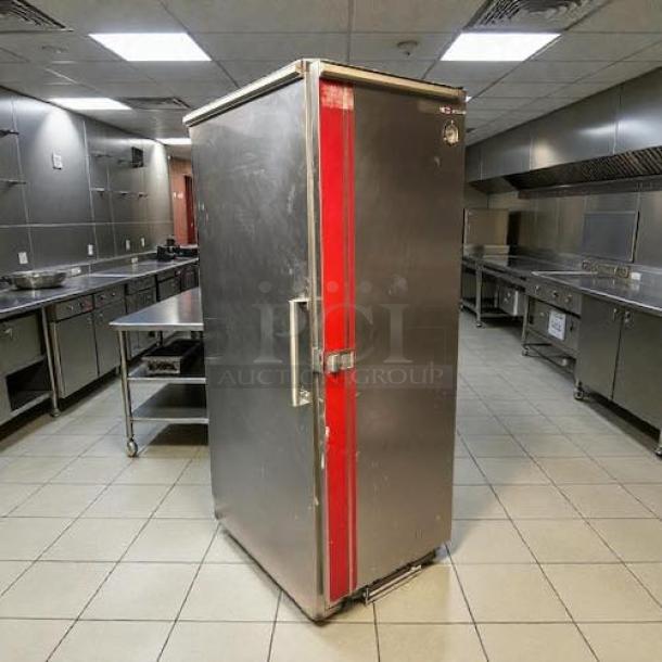 Carter-Hoffmann PH1800 mobile insulated heated transport cabinet, premium condition, stainless steel, fully tested.