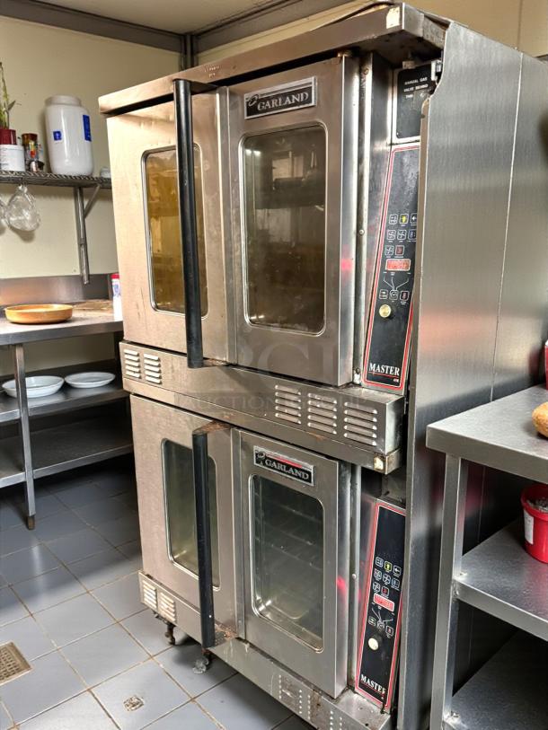 Garland MCO-GD-20 Master Series double-deck gas convection oven, stainless steel, tested, working condition.