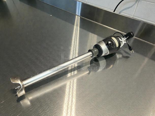 Waring WSB55 Big Stik immersion blender, 14" shaft, in premium condition. Tested and working. Heavy-duty design.