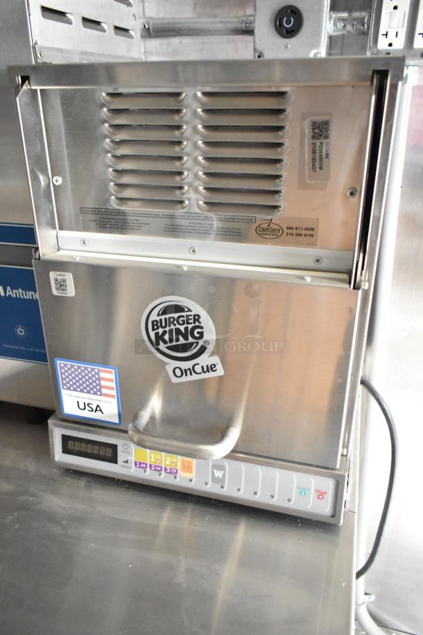 Rock Solid Cargo trailer with Burger King branding, USA-made sticker, and control panel, ideal for mobile kitchen setup.