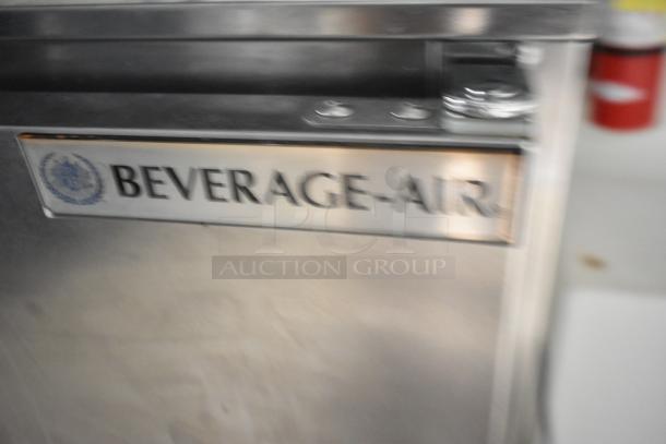 Beverage Air cooler with logo visible, part of a Nationwide 24' fully equipped food trailer, featuring commercial-grade appliances.