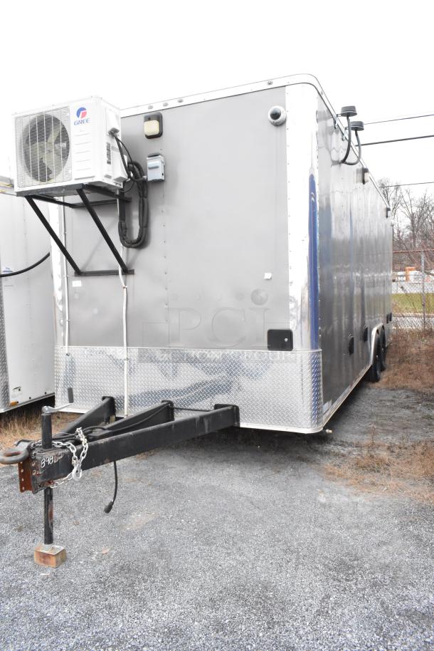 Nationwide 24' food trailer, new in 2021, fully equipped with commercial-grade appliances, Gree AC, ideal for ghost kitchen.