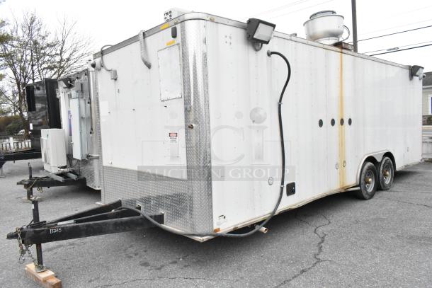 Brand new 2019 Stuff4less 24' unbranded shell food trailer. Ready for equipment, includes sinks, air conditioner. Clear title.