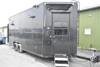 BRAND NEW 2020 SDG 20' food trailer, unbranded shell, hand sink, mop sink, mobile kitchen-ready, sold with clear title.