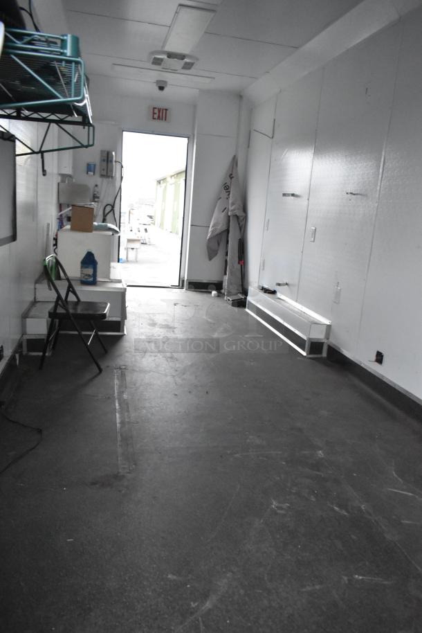 SDG 20' unbranded shell food trailer, new 2020, ready for equipment. Includes hand sink, mop sink, sold with clear title.