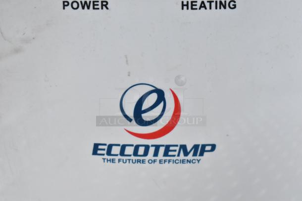 "ECCOTEMP logo with tagline 'The Future of Efficiency' on white background, related to power and heating solutions."