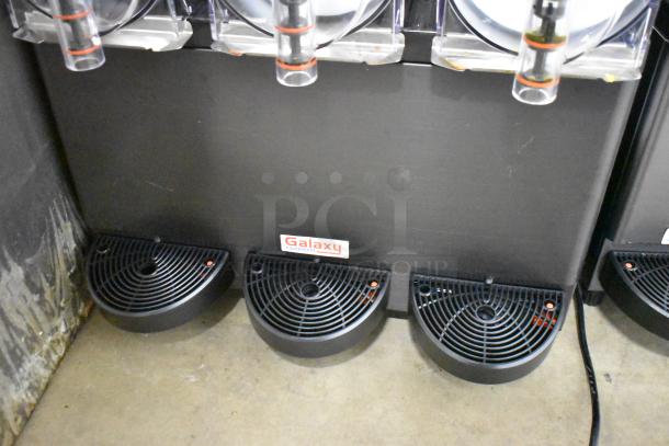 New Galaxy 177GSM3 metal commercial granita machine, 3-gallon capacity, 120V, slight scratches, Galaxy label visible.