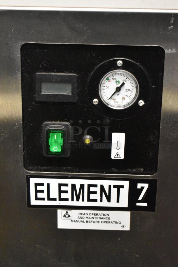 2018 Jun-Air 87R-4MN1-HSBHH Nitro Brew Nitrogen Generator, stainless steel, gauge, switch, "Element 7" label, 120V.