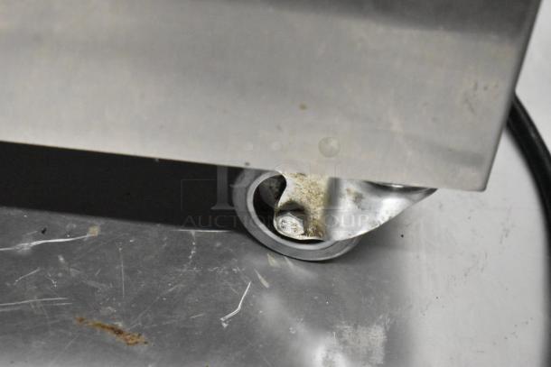 2018 Jun-Air 87R-4MN1-HSBHH Nitro Brew Generator, stainless steel, commercial casters visible. 120 Volts, 1 Phase.