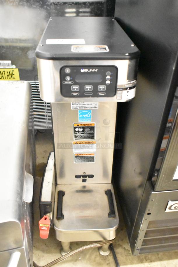 2020 Bunn ICB SH stainless steel commercial coffee machine with hot water dispenser, Energy Star rated, 120/208V.