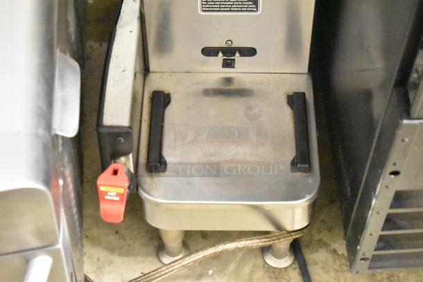 2020 Bunn ICB SH stainless steel commercial coffee machine with hot water dispenser, 120/208V, 1 phase, lightly used.