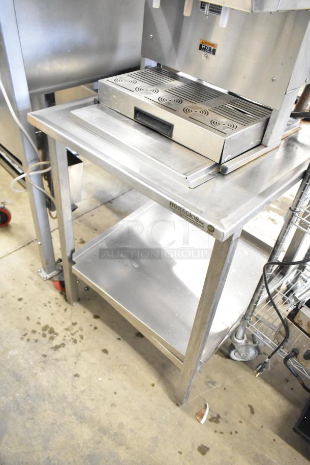 Bunn IMIX-5 Cappuccino Machine on stainless steel stand, 120/208-240V, 1 Phase, clean, commercial use.