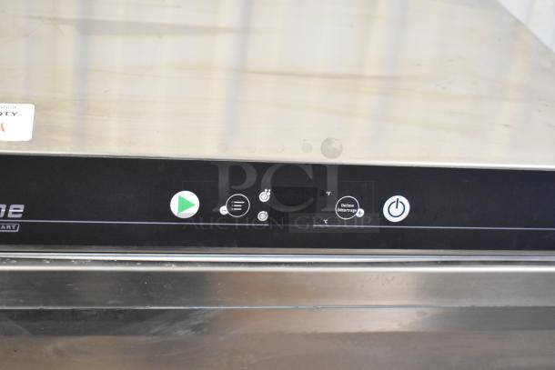 Brand new Hobart Centerline CUH stainless steel undercounter dishwasher, scratch and dent, 208/240V, 1 phase, front panel.