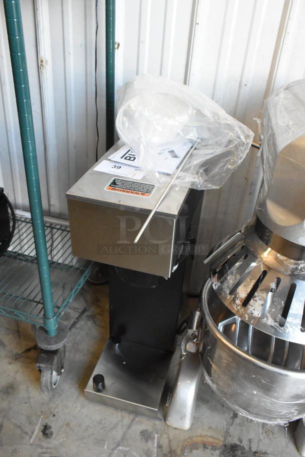 Brand new 2025 Bunn VPR-APS Pourover Airpot Coffee Brewer, 120V, 1 Phase, with minor scratches, protective wrapping visible.