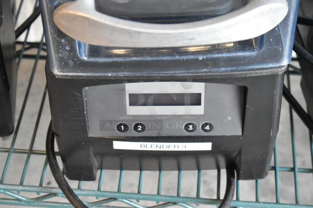 2019 Vita-Mix VM0145 commercial blender base with sound enclosure, 120V, 1 Phase. Features control panel with 4 buttons.