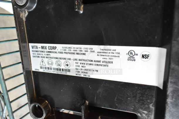 2022 Vita-Mix VM0145 Commercial Blender Base with sound enclosure, 120V, in good condition, UL and NSF listed.