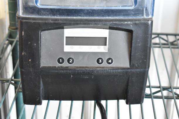 2021 Vita-Mix VM0145 commercial blender base with sound enclosure. Features control panel, visible wear, 120V, 1 Phase.