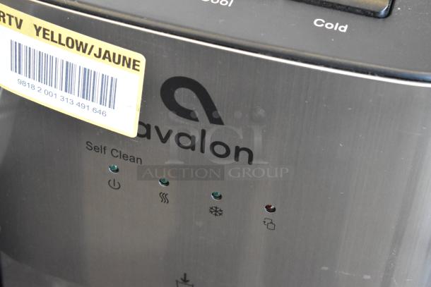 Avalon A23 floor water dispenser, stainless steel, self-cleaning, 115V, 1 phase, with control panel and barcode label.
