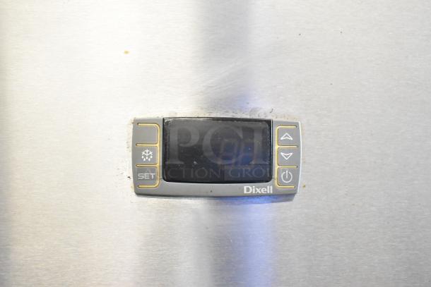 Arctic Air AF23Z control panel with Dixell display and buttons on stainless steel surface.