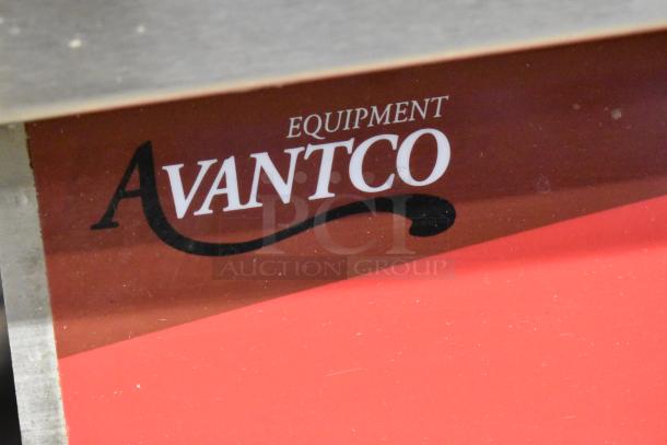 Avantco 177EG30N stainless steel 30" electric countertop griddle, 208/240V, 1 phase, commercial use. Logo visible.