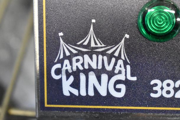 Carnival King 382WSM11 stainless steel waffle maker with timer, brand new, scratch and dent, 120V, 1 phase.