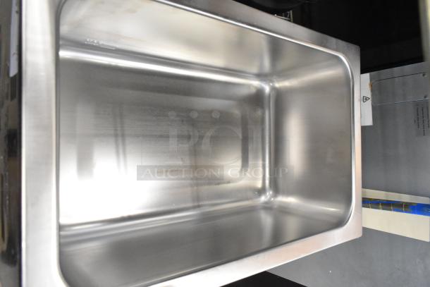 Brand new ServIt 423FW150 stainless steel countertop food warmer, 12" x 20", electric, digital controls, scratch and dent.