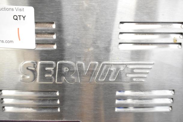 Brand new ServIt 423FW150 stainless steel food warmer, 12" x 20", digital controls. Scratch and dent, 120V, 1 phase.