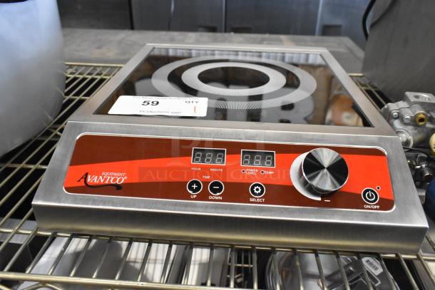 Brand new Avantco 177IC1800 stainless steel induction range, 2025 model, 120V, 1 phase. Scratch and dent condition.