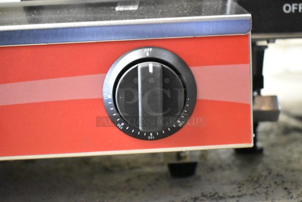 Avantco 177HDS175 hot dog steamer temperature control knob, stainless steel, 120V, brand new scratch and dent condition.
