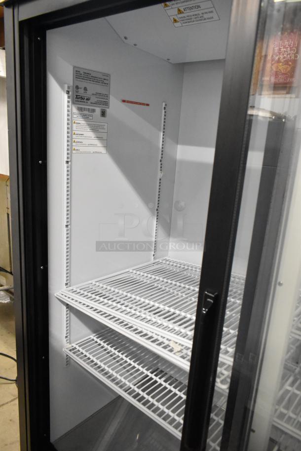 Turbo Air TGM-48RB-N 2 Door Reach-In Cooler Merchandiser, features poly-coated racks, 115V, 1 phase.