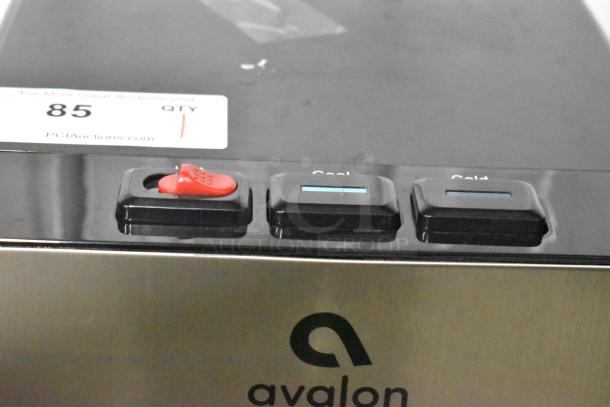 Avalon A5BOTTLELESS water cooler dispenser with cool and cold buttons, stainless finish, model A5BOTTLELESS.