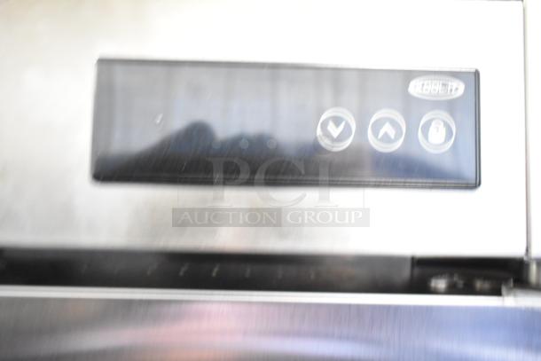 Kool-It KBSR-1 Stainless Steel Commercial Cooler, control panel detail, 115V, single door, durable, efficient model.