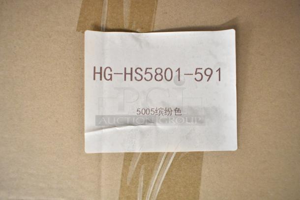 Brand new HG-HS5801-591 5 drawer plastic unit, scratch and dent condition. Label shows model number and markings.
