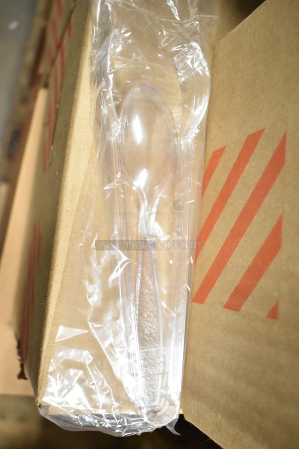 66 boxes of 100 clear 7" disposable tongs, model 507-3, individually bagged, brand new scratch and dent.