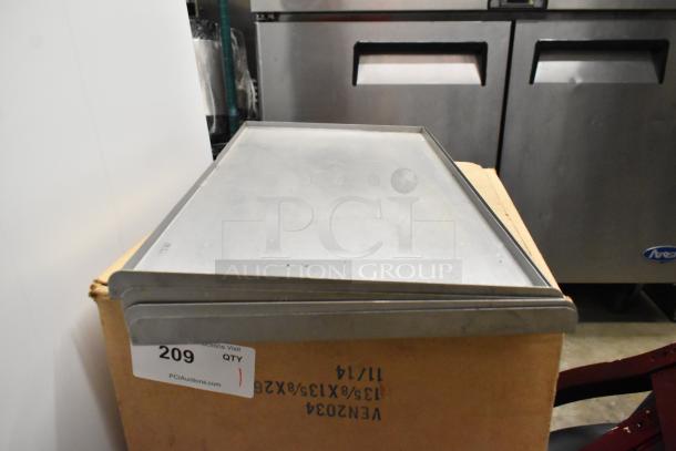 Metal panels and Watts LFN250B-Z2-D20 regulator. Auction item, marked "209". Good condition. 5 items total.