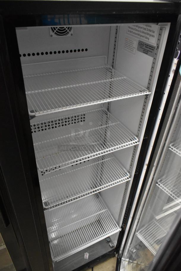 2023 IDW G-5-0234B metal single door cooler merchandiser, poly coated racks, 115V, 1 phase, excellent condition.