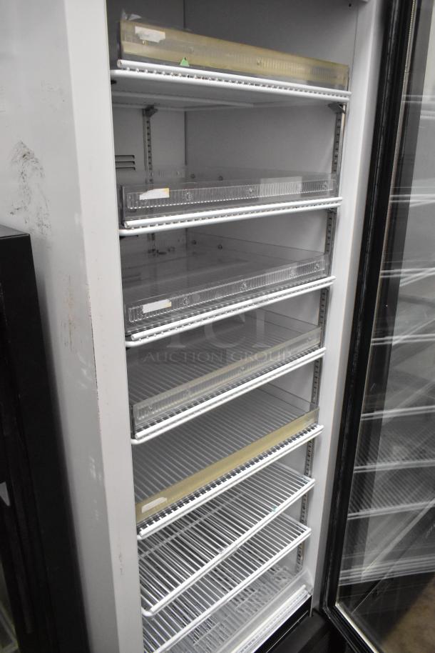 2019 Habco SE18 metal commercial single-door cooler, six poly-coated racks, 115 volts, excellent condition.