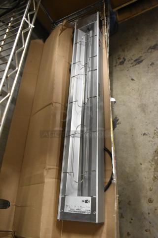 BRAND NEW Avantco 413GRAH42TAS 42" Infrared Food Warmer, toggle controls, 6" chains, S-Hooks, 120V, 1 phase, scratch and dent.