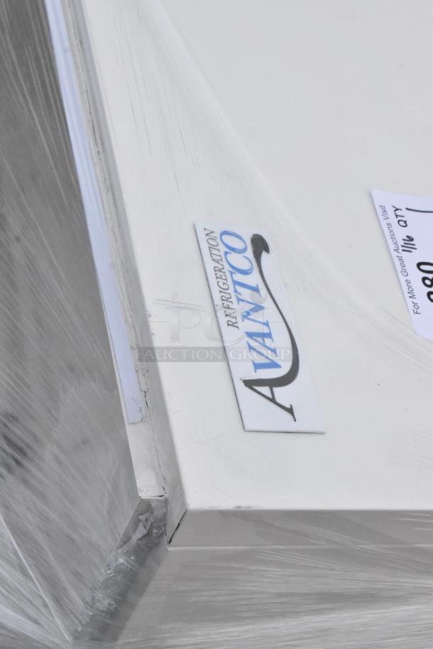 Brand new Avantco BCFD-60 white bakery display case, 59 1/8", with LED lighting, scratch and dent condition.