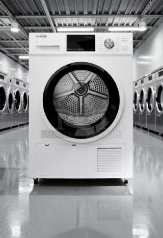 KoolMore 24" Electric Ventless Front Load Dryer, Model FLD-5CWHP, 4.4 Cu. Ft., brand new with scratch and dent condition.