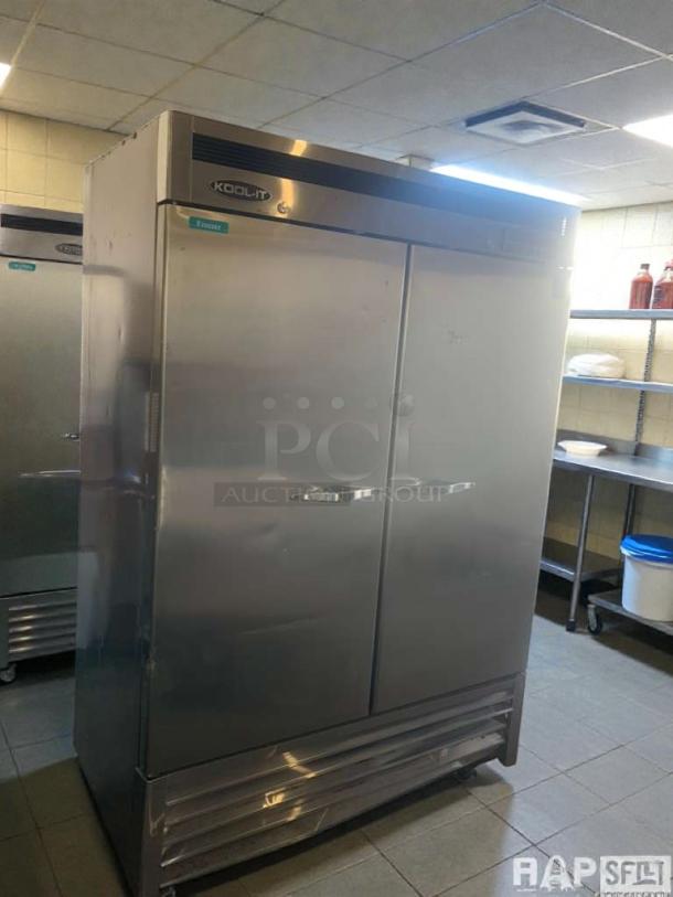 Kool-It 2-Door Reach-In Refrigerator, high-grade condition, model KOO-L-REF-0077, 115V, fully tested and working.