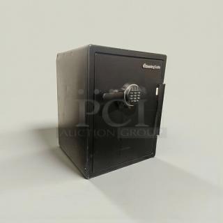 SentrySafe commercial digital electronic safe, polished condition, tested and working, featuring a digital keypad.