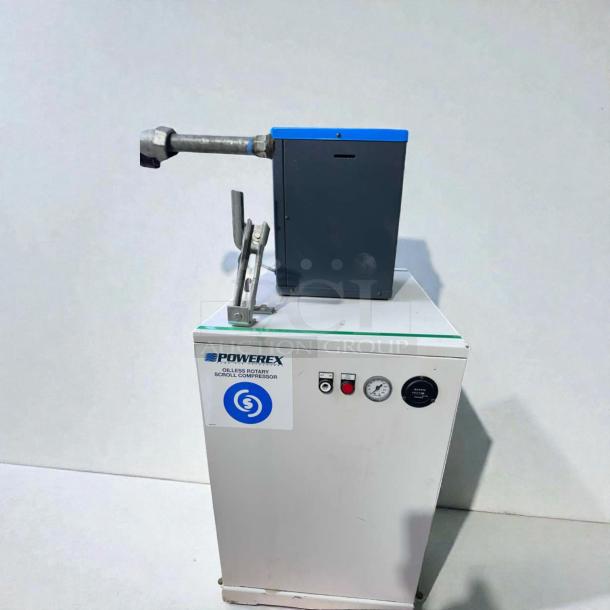 Powerex HPR5-10 dryer, high-grade condition, with gauges and controls visible. Fully tested, 115V, Heatcraft PRO3 unit.